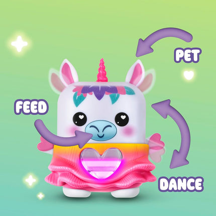 NANO-MALS Meadowmist The Unicorn, Electronic Pet Unicorn Toy, 70+ Responses, Interactive Fidget Toys for Girls & Boys Ages 5+