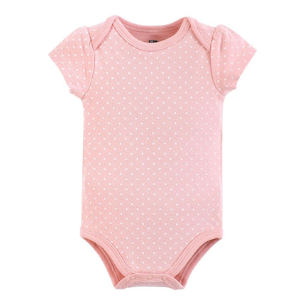 Hudson Baby Unisex Baby Cotton Bodysuits, Love Floral, 9-12 Months
