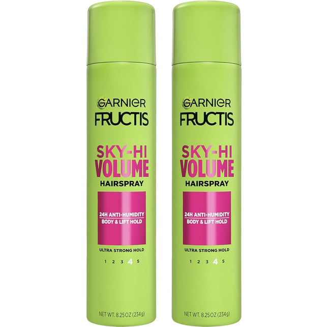 (2 Count, Anti-Humidity Hairspray) - Garnier Hair Care Fructis Style Volume Anti-Humidity Hairspray, 2 Count