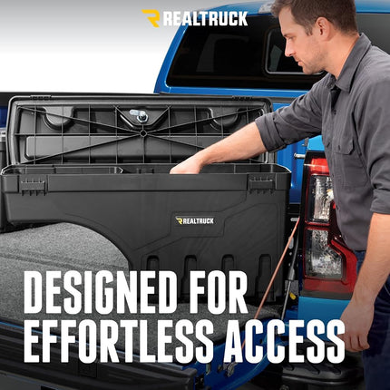Caja de almacenamiento Swingcase UNDERCOVER para caja de camioneta | SC304D | Compatible con Jeep Gladiator 2020-2023, lado del conductor