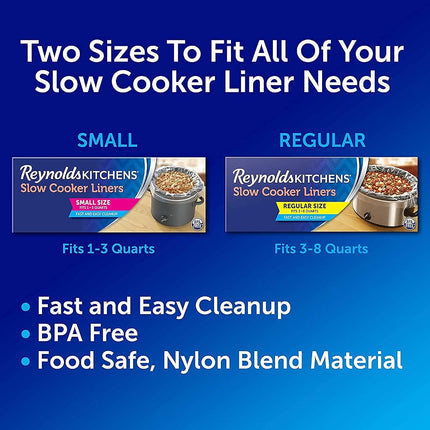 Reynolds Kitchens Slow Cooker Liners, 4 Count (Pack of 12), 48 Total
