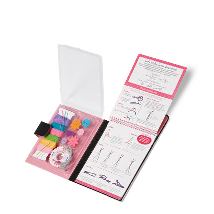 Set de Actividades de Manualidades de Pulseras de la Amistad "On-the-Go" de Melissa & Doug (Crea más de 10 Pulseras)