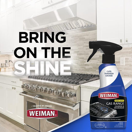 Weiman Gas Range Cleaner & Degreaser - 12 oz