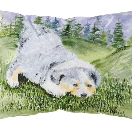 Australian Shepherd Decorative Fabric Pillow