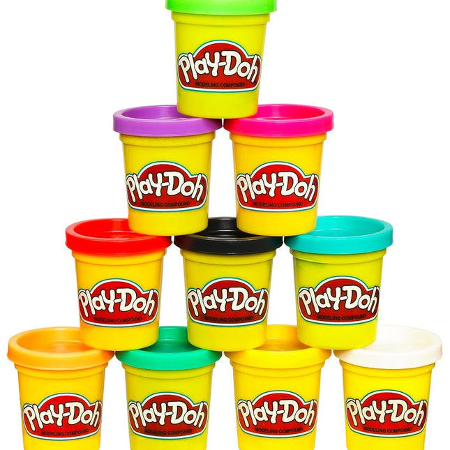 Play-Doh Modeling Compound 10-Pack Case of Colors, Non-Toxic, Assorted, 2 oz. Cans, Ages 2 and up, Multicolor (Amazon Exclusive)