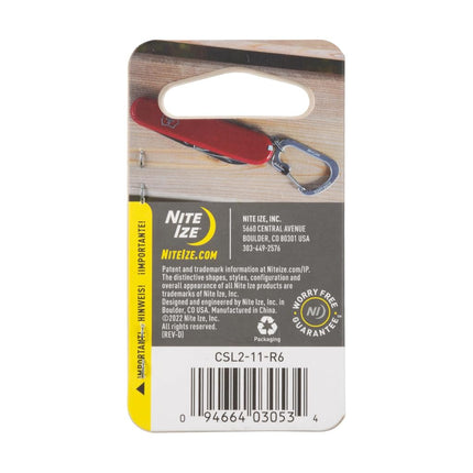 Nite Ize CSL2-11-R6 Stainless Steel Slide Lock, Size 2
