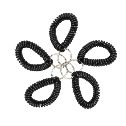 Lucky Line Products, 4102005, Key Chain, Polyurethane, Black, Pack of 5