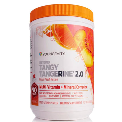 Beyond Tangy Tangerine 2.0 Infusion Agrumes Pêche en Poudre de Youngevity