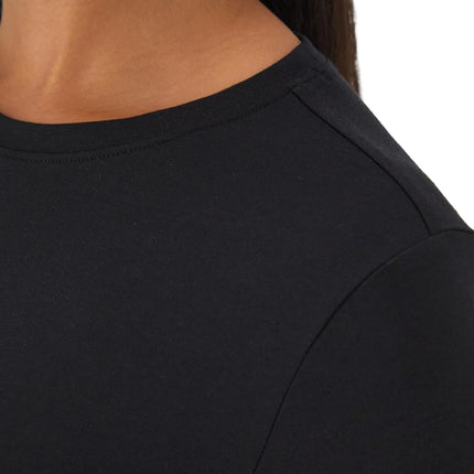 Hanes Womens Comfort Fit Scrubs Underscrub, Supersoft Viscose from Bamboo Long Sleeve Shirt, New Ebony, XXL