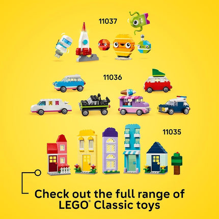 LEGO Classic Creative Pets, Building Brick Animals Toy, Kids Build a Dog, Cat, Rabbit, Hamster and Bird, Gift for Animal-Loving Boys and Girls Aged 5 and Up, Great Build Together Toy, 11034