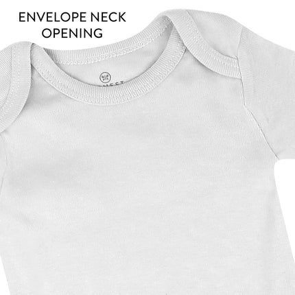 HonestBaby 5 Pack Organic Cotton Long Sleeve Baby Romper, Pack of 5 natural shadows, 0-3 Monate