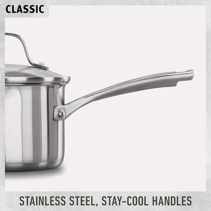 Calphalon Classic Stainless Steel Cookware Set, 10-Piece