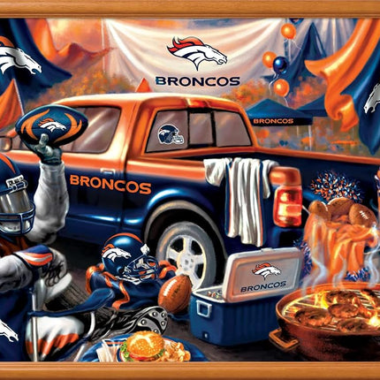 MasterPieces - 1000 Piece Jigsaw Puzzle, NFL Denver Broncos, Fun for Adults and Family, Non-Glare Finish, 19.25"x26.75"