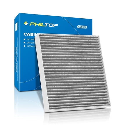 PHILTOP Cabin Air Filter, Replacement for CF10140, Sentra, Altima, Maxima, Murano, Lancer, Outlander, Outlander Sport, G35, FX35, FX45,Premium Cabin Filter with Activated Carbon Filter, Pack of 1