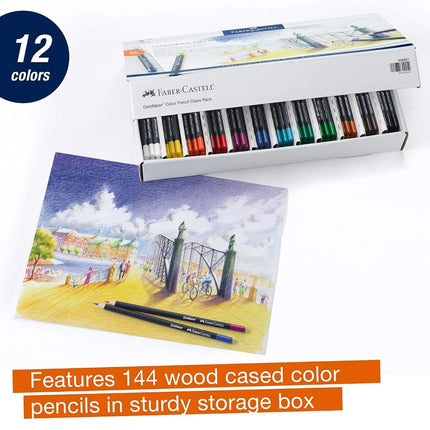 Lápices de colores Faber-Castell Creative Studio Goldfaber - Estuche de 36