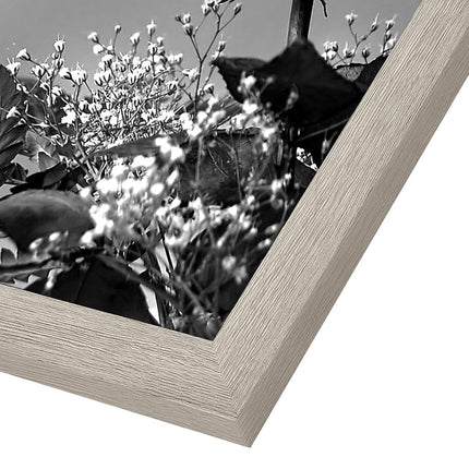 Americanflat 24 x 36 Inch Drift Wood Poster Frame | Polished Plexiglass. Hanging Hardware Included