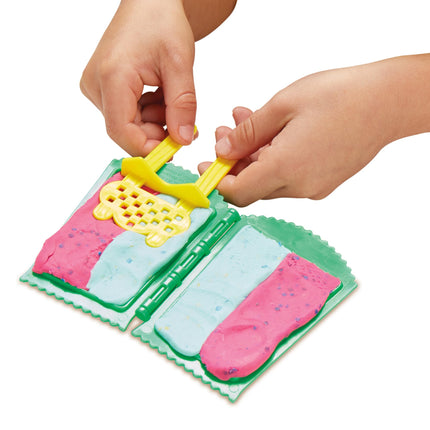 Juego de comida de juguete Play-Doh Kitchen Creations, fiesta de helados con 6 colores, latas de 2 onzas (exclusivo de Amazon)