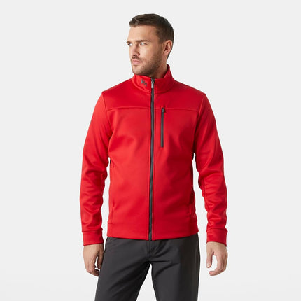 Helly Hansen Mens Crew Fleece Jacket, Red, L EU