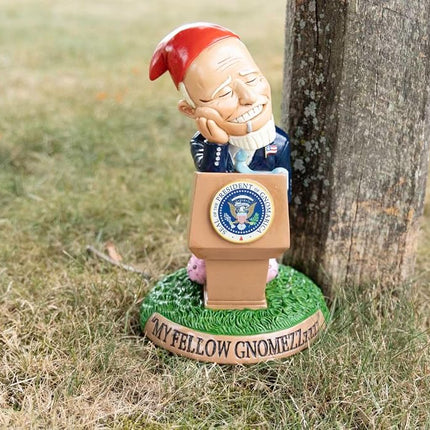 BigMouth Inc Sleepy Biden Garden Gnome Statue, Outdoor Lawn & Yard Figurine Sculpture Decorations, Funny Political Gag Gift