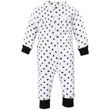 Combinaisons en peluche pour bébés filles Hudson Baby, Pingouin rose, 3-6 mois