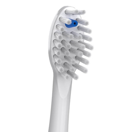 Cabezales de cepillo de repuesto Waterpik originales de tamaño completo con cubiertas para cepillo de dientes y seda dental Sonic-Fusion SFFB-2EW, 2 unidades, blanco