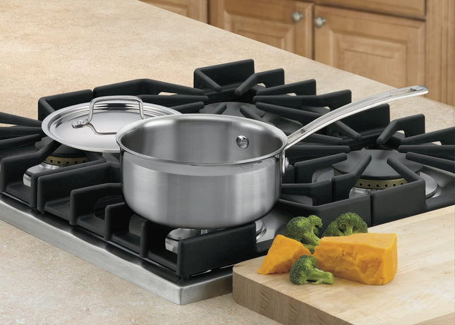 Cacerola Cuisinart MCP19-16N MultiClad Pro de acero inoxidable de 1.4 litros con tapa