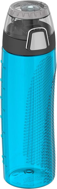 THERMOS Intak 24-Ounce Tritan Hydration Bottle with Meter (Teal), One Size,