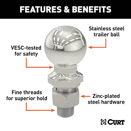 CURT 40053 Trailer Ball