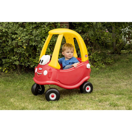 Little Tikes Cozy Coupe Car, Kids RideOn Foot to Floor Slider, Mini Vehicle Push Car with Real Working Horn, Clicking Ignition Switch & Petrol Cap, For Ages 18 Months plus