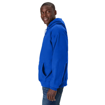 Hanes unisex-adult mensOF170Ultimate Cotton Pullover Hood Long Sleeve Hooded Sweatshirt - Blue - Large