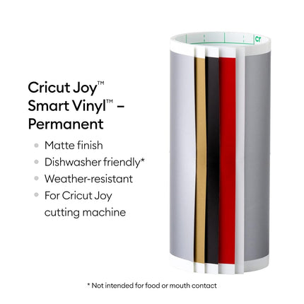 Cricut Joy Smart Vinyl – Permanent, Elegance (Matte)