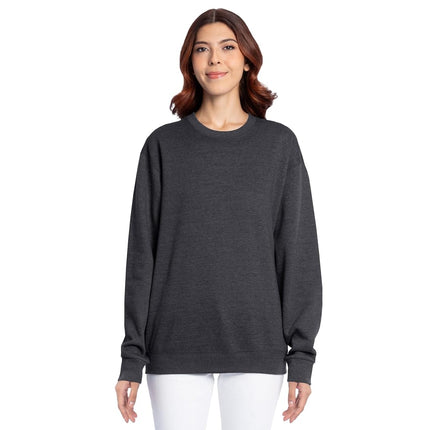 Sudadera y sudadera con capucha de felpa Eversoft de Fruit of the Loom para hombre, sudadera - Negro jaspeado, talla 2XL