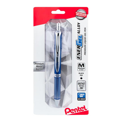 Energel Premium Liquid Gel Pen .7Mm Black Ink 1/Pkg-Navy Barrel