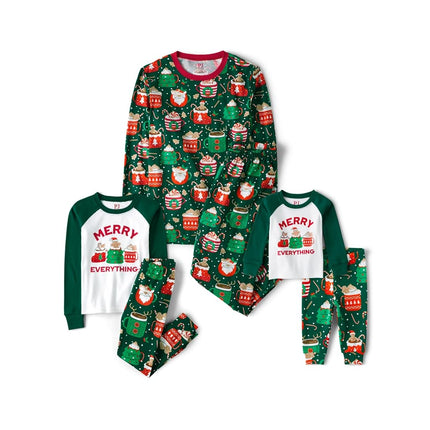 The Children's Place Pyjamas de Noël Festifs pour Enfants, Assortis pour Toute la Famille, en Coton, Mugs Coco, 16