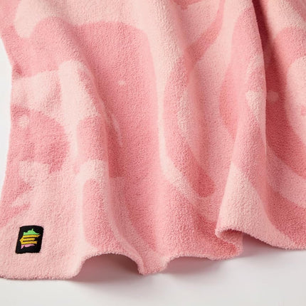 Franco Wicked Glinda Paul Tazewell Pink Bedding Soft Cozy Feather Knit Intarsia Throw Blanket, 50 in x 60 in, (Officially Licensed Product) Collectibles