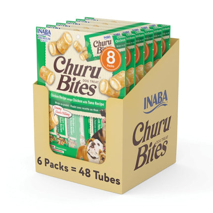 INABA Churu Bites Chicken with Tuna 6packs, 96 Gra