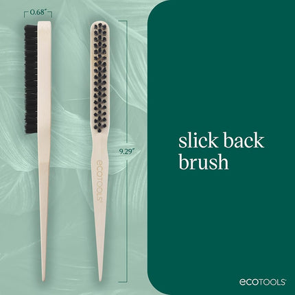 EcoTools Cepillo para el cabello Slick Back, 1 unidad