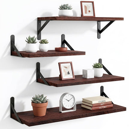YGEOMER Floating Shelves for Wall, Different Sizes