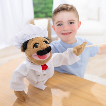 Melissa & Doug Títere Chef con Varilla de Madera Desmontable para Gestos Animados