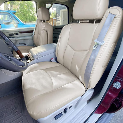 Funda de asiento inferior HECASA compatible con Cadillac Escalade ESV EXT Silverado 1500 2500 3500 Avalanche Tahoe Yukon GMC Yukon XL 1500 2500 de 2003 a 2007. Reemplazo para 0306ESC152DRB 12510306SLNWPIT.