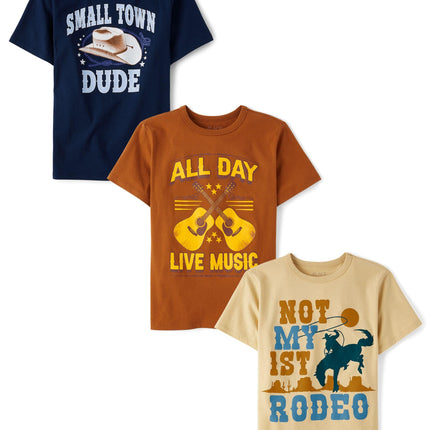 The Children's Place Boys' Gamer Short Sleeve Grap
