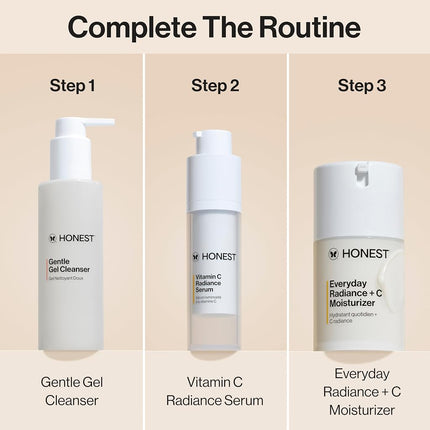 honest beauty everyday radiance moisturizer with a blend of cherry fig licorice extracts paraben free dermatologist tested cruelty free 1 7 fl oz