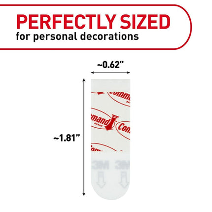 Command Small White Poster Strips, Indoor Use, 64 strips (PH024-64NA)