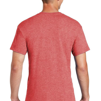 Gildan. Heather Sport Scarlet Red. L. 8000. 00191675023323