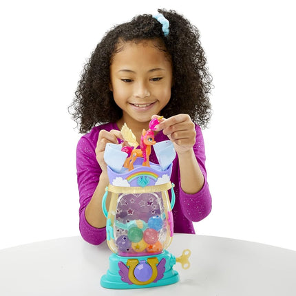 My Little Pony: A New Generation Movie Sparkle Reveal Lantern Sunny Starscout - Light Up Toy with 25 Pieces, Surprises