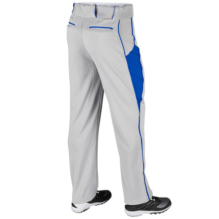 CHAMPRO Youth Triple Crown Baseball Pant, Grey/Royal, X-Large