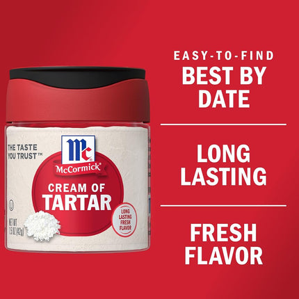 McCormick Cream of Tartar, 1.5 oz by McCormick Seasoning