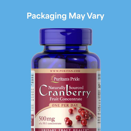 Puritan's Pride One A Day Cranberry - 120 Capsules Supports Urinary Health