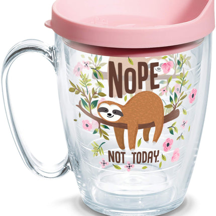 Tervis Sloth Nope Not Today Made in USA Double Wal