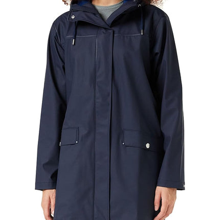 Helly Hansen Women's W Moss Rain Coat, Navy, M